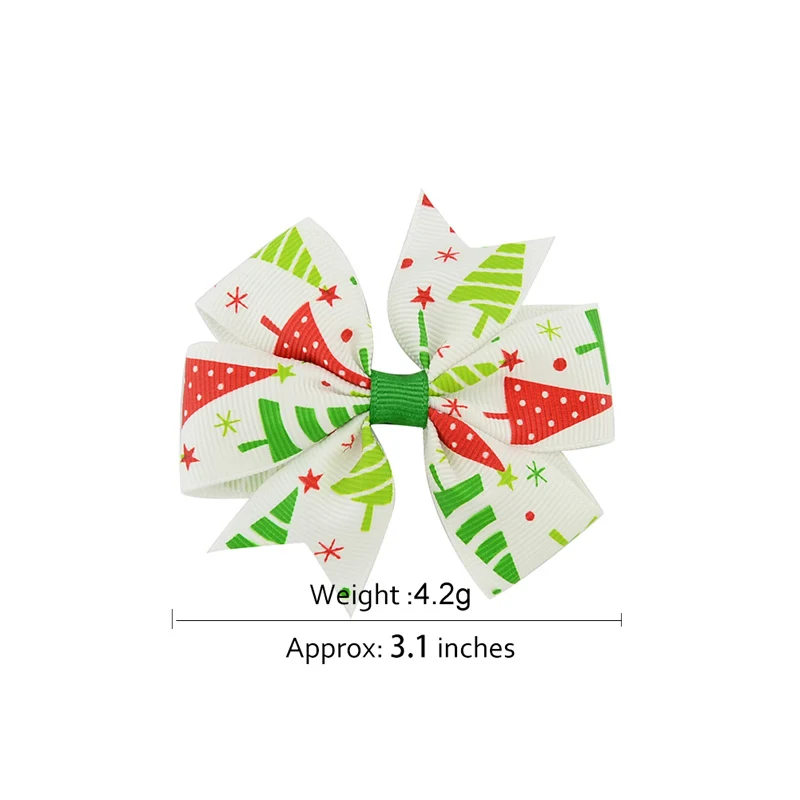 Heve You 12Pcs Handmade Pet Hair Clips Snowflake Santa Claus Dog Bow Grooming Bows Accessories Chihuahua Chriatmas Gifts | Дом и сад