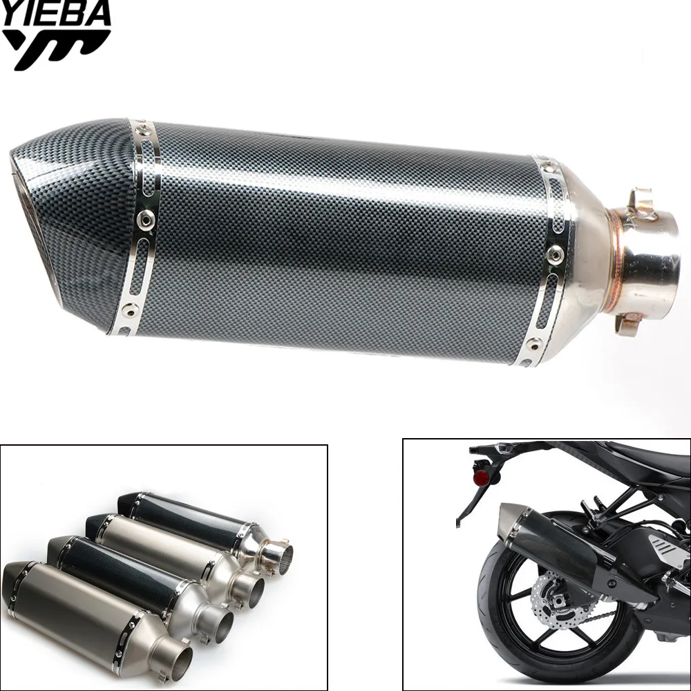 

36-51MM Motorcycle Exhaust Pipe Modified Exhaust Pipe for KAWASAKI ZX636R ZX6RR NINJA 250R NINJA 300 Z800/E veRsion Z750 Z900