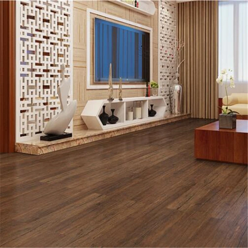 Самоблокирующийся пол из ПВХ имитация цельного деревянного пола