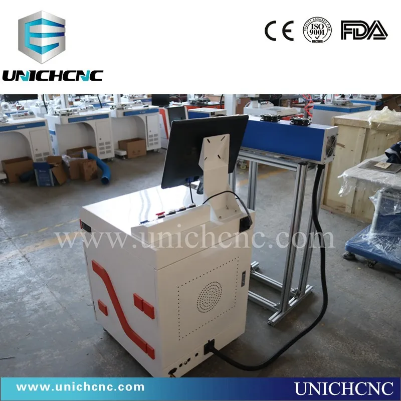 2018 UNICHCNC портативная 100 Вт маркировочная машина для неметаллических материалов/Co2