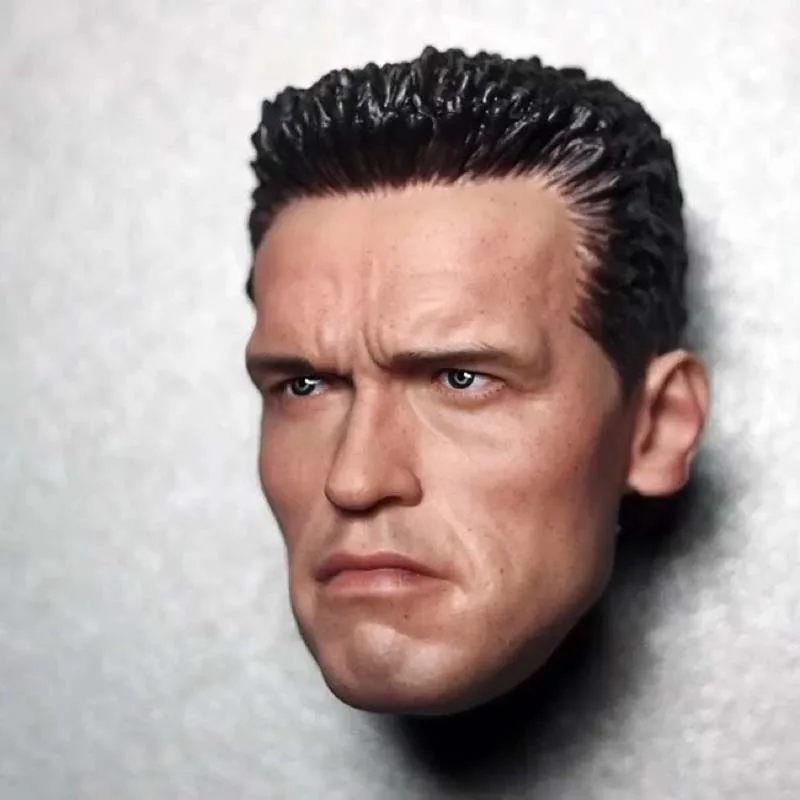 Коллекционная камуфляжная голова Mnotht T800 масштаб 1/6 12 дюймов|Игровые фигурки и