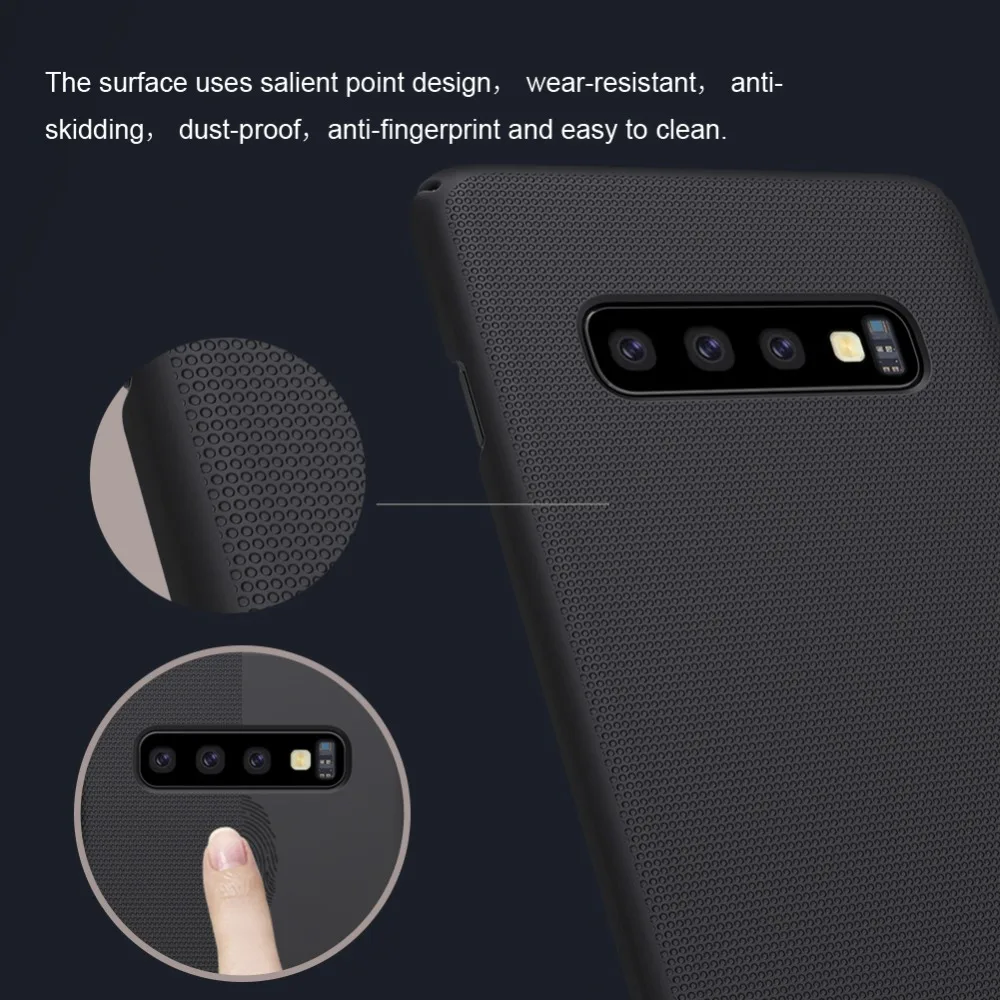Чехол NILLKIN для Samsung Galaxy S10 Матовый Жесткий чехол накладка из поликарбоната