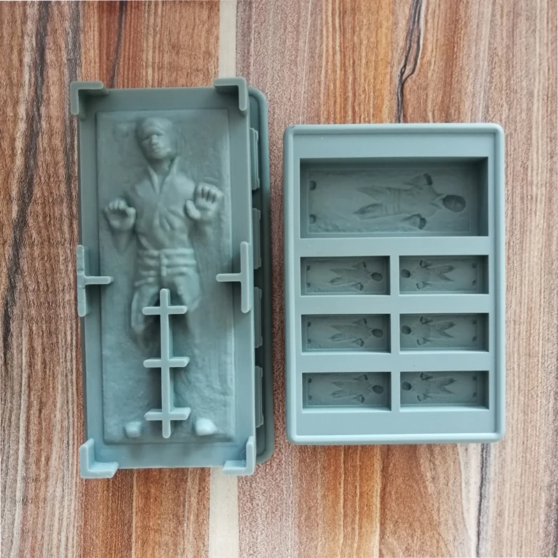 Вентиляторы Star Wars Han Solo in Carbonite Ice Cube панель лотка вечерние силиконовые формы для