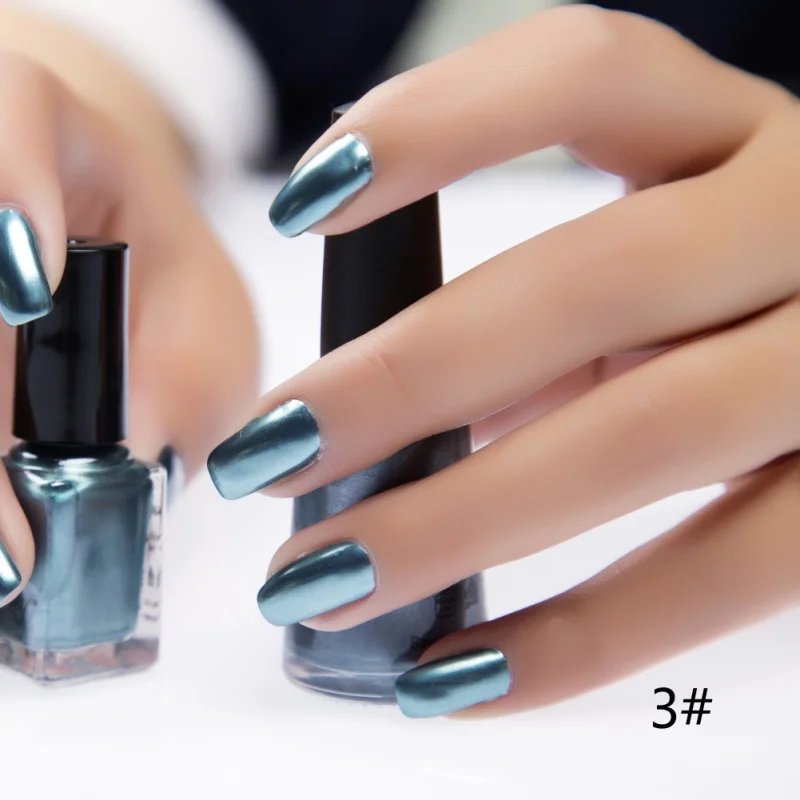 2017 новое поступление 6 мл Лак для ногтей металлик зеркальное масло гель полигель