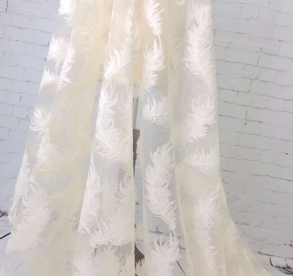 Кружевная ткань с вышивкой африканская швейцарская вуаль черного и белого