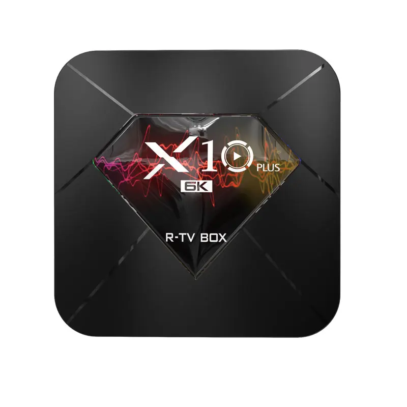 Самый дешевый R TV Box X10 Plus Allwinner H6 четырехъядерный 64 разрядный Android 9 0 4 Гб Ram 32 ГБ/64