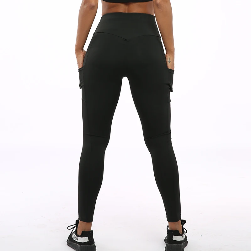 Женские леггинсы CHRLEISURE с высокой талией и карманами для фитнеса 2 шт.|Легинсы| |