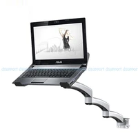 Ultra Long Arm Aluminum Alloy Full Motion Wall Mount Laptop Holder Bed Pole Mount Laptop Stand Arm Monitor Holder