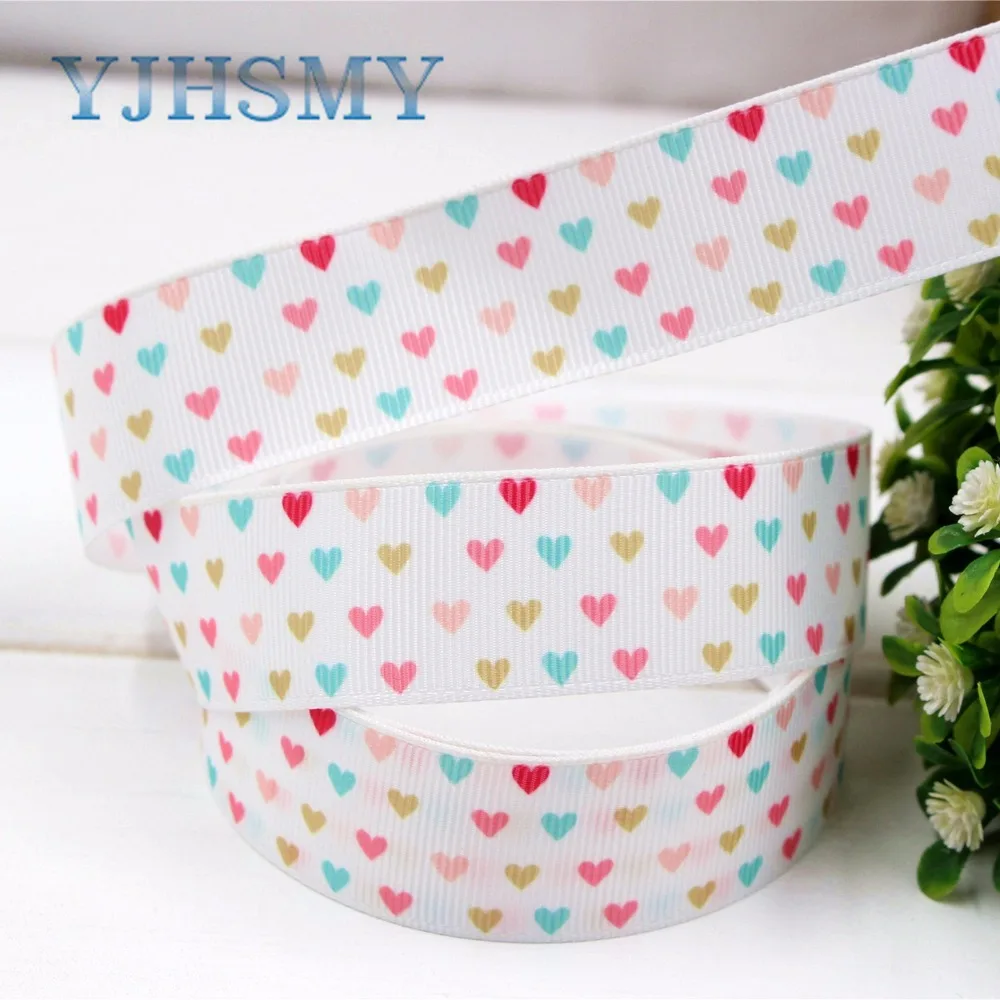 YJHSMY H-17420-1432 10 ярдов 25 мм мультяшная лента термопечать grosgrain Свадебные аксессуары