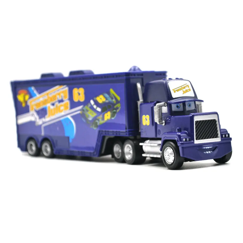 Disney Pixar Cars 3 9 видов стилей Mack Truck McQueen дядюшка 1:55 литье под давлением из металлического сплава и пластика модель игрушки автомобиль Подарки для детей
