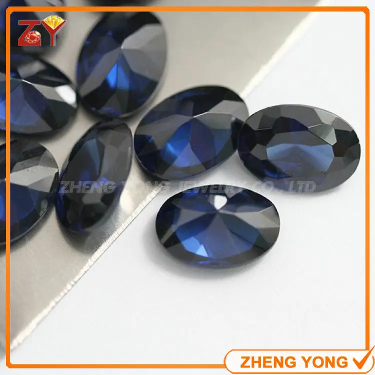 500 шт./лот 5*7 мм лаборатория создана глубокий Бурман синий #114 машина резки