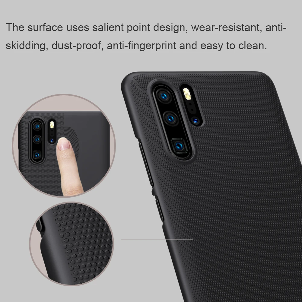 Huawei P30 Pro Чехол Nillkin Frosted Shield PC Пластиковый жесткий чехол для P40 Lite Обложка|Бамперы| |