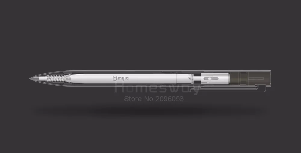 Xiaomi металлический знак ручка с оригинальным Mijia заправлять черными чернилами PREMEC Швейцария Mikuni чернила