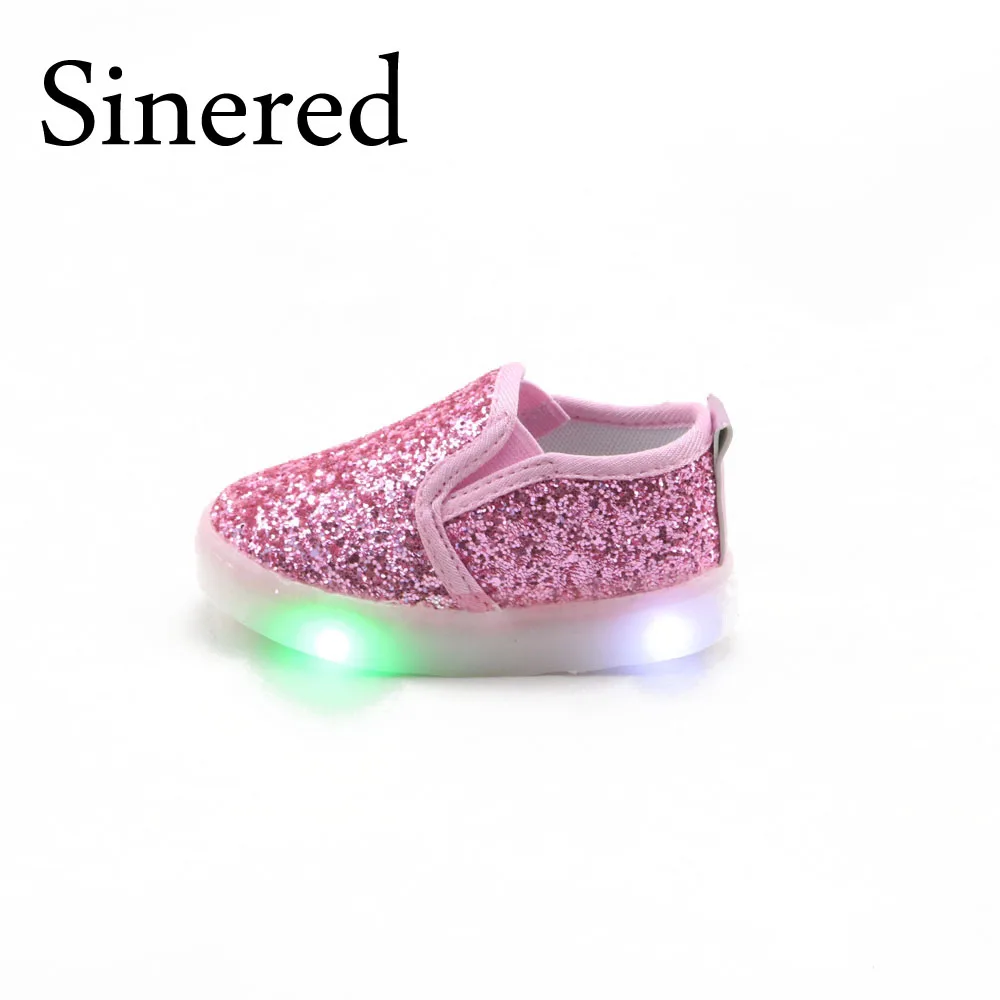 Sinered 2016 весна-осень Лидер продаж детская повседневная обувь яркая вспышка Обувь в