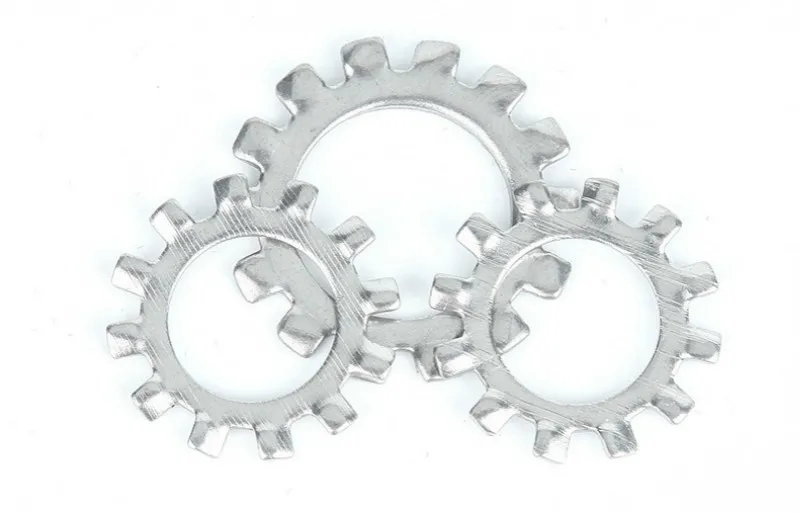 20PCS M3 M4 M5 M6 M8 M10 M12 GB862.1 304 Stainless Steel External Tooth Anti-skid Gasket | Обустройство дома