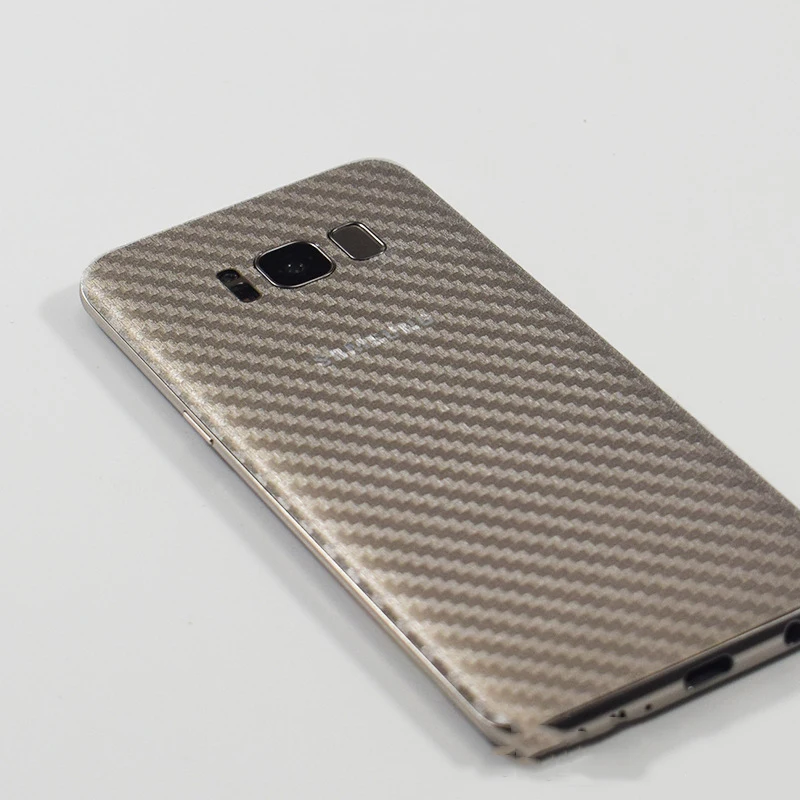 Прозрачная декоративная задняя пленка из волокна для Samsung Galaxy S8 Plus мобильного