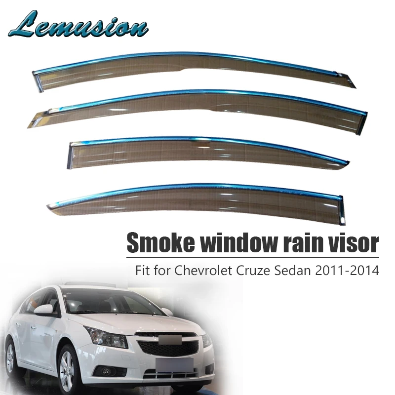 Козырёк от дождя и дыма для Chevrolet Cruze Sedan 2011 2012 2013 2014|Навесы укрытия| |