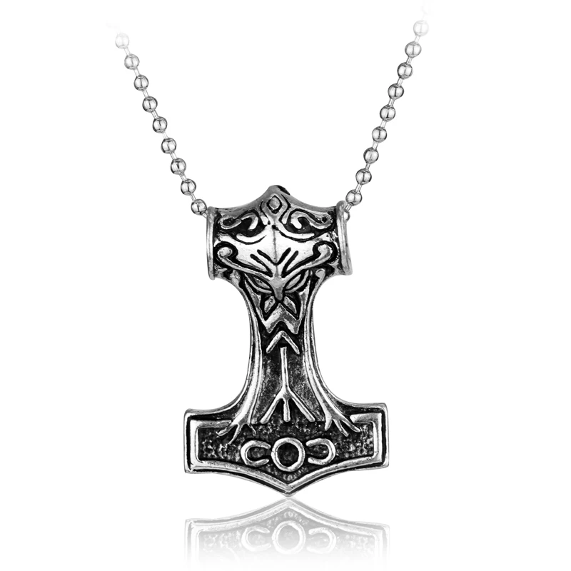 35 StyleS Necklace MJOLNIR NORSE VIKING GOD Pendant MYTHOLOGY New Jewelry for Women Men Gifts |