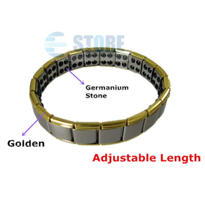 50 шт. оптовая цена голограмма браслет с германием энергетический камень