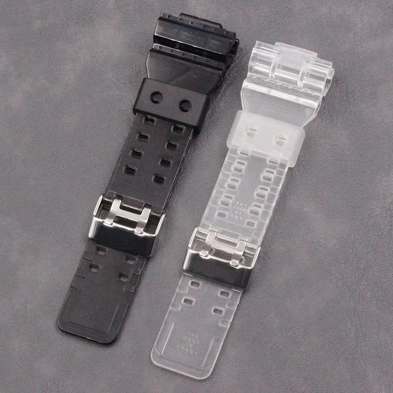 Ремешок GA110 Series прозрачный для Casio GA-110 100 120 200 GLS-100 GA-300 аксессуары часов | Наручные