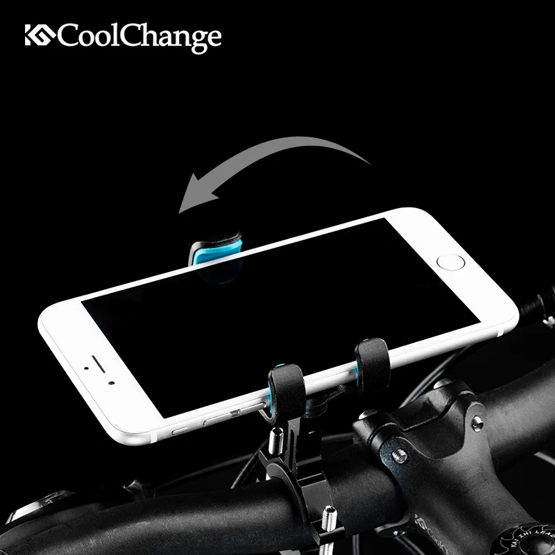 Регулируемая противоскользящая велосипедная подставка для телефона CoolChange