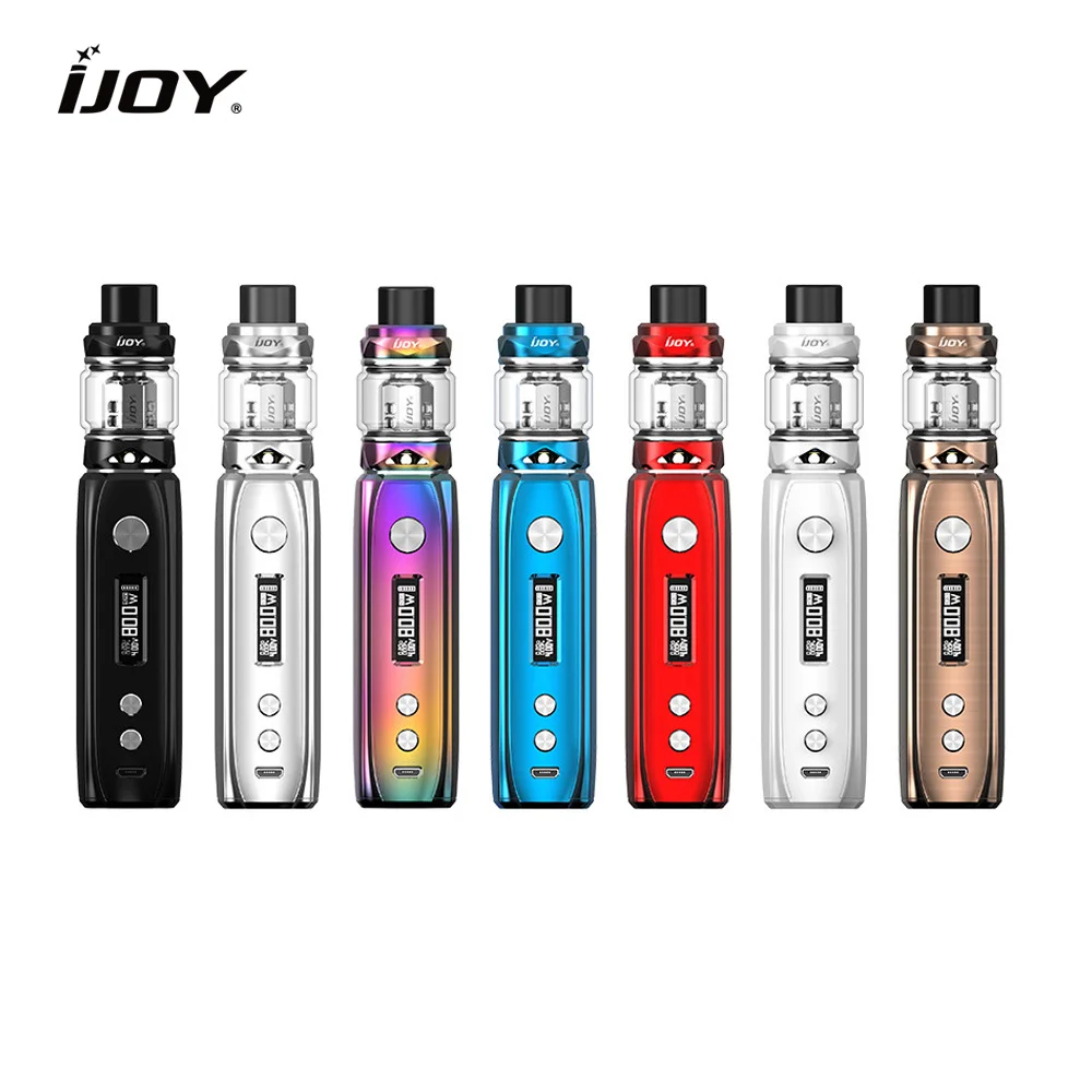 Оригинал IJOY Катана 81 Вт TC комплект 3000 мАч с мод и Subohm Танк 0.2ohm KM1 сетка катушки VS
