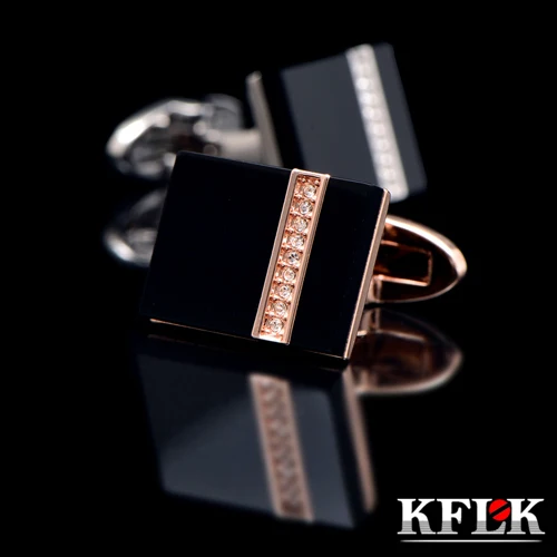 2 цвета KFLK ювелирные изделия 2018 запонки для рубашек мужские брендовые пуговицы с