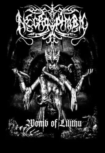 Necrophobic мужская футболка с надписью womba of lilithui (Watain Dissection Marduk Goat whole) мужские летние