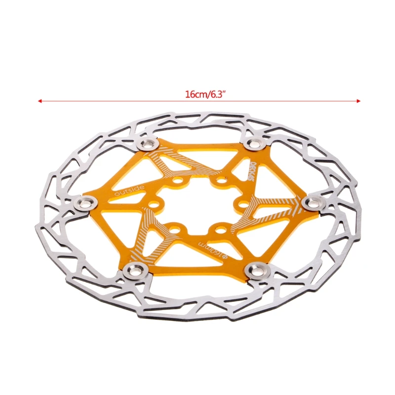 

MTB Mountain Bike Bicycle Brake Disc Float Floating Rotor 160mm 6 Bolts Parts high quality