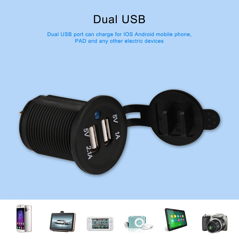 Fishberg 6 банд светодиодный кулисный переключатель панель 12 В USB розетка для автомобильного прикуривателя Авто Лодка морской автомобильный переключатель панель автоматический выключатель