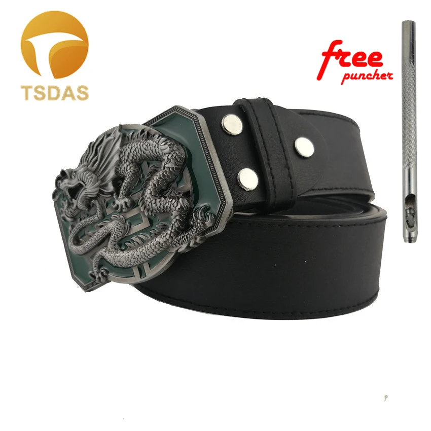 

Dragon Logo Cowboys Animal Belt Buckle Fit for 3.8-4cm Belt Cool Belt Buckles Christmas Gifts