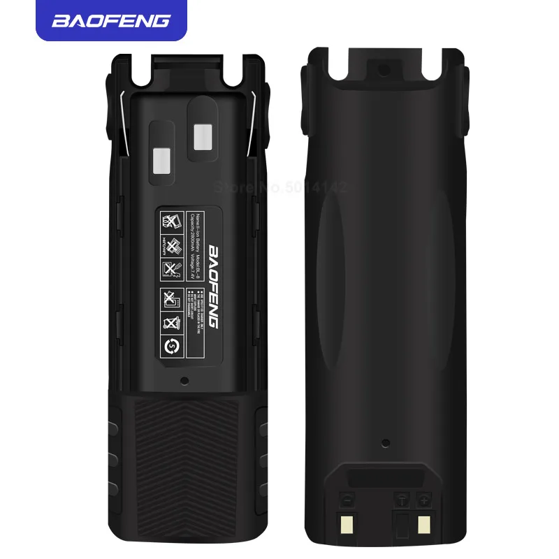 Оригинальный baofeng UV 82 аккумулятор для портативного радио Baofeng 8D 89 82HP 82HX 3800 mAh