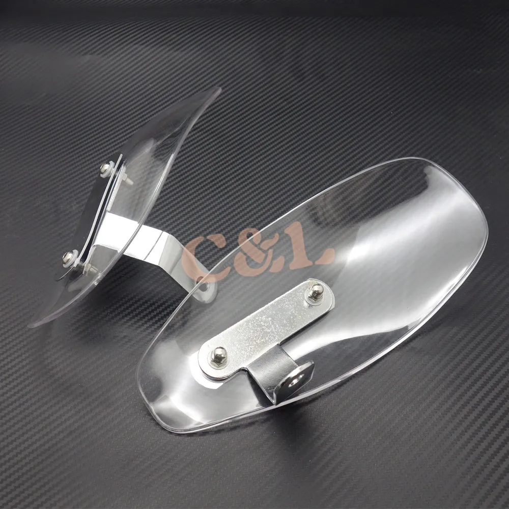 Мотоцикл ясно рука гвардии Ветер Дефлектор для Harley Softail Glide Cruiser|motorcycle clear hand guards|hand