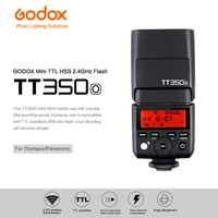 godox mini speedlite tt350o ttl 2 4g wireless high speed sync 18000s gn36 camera flash light for olympuspanasonic camera