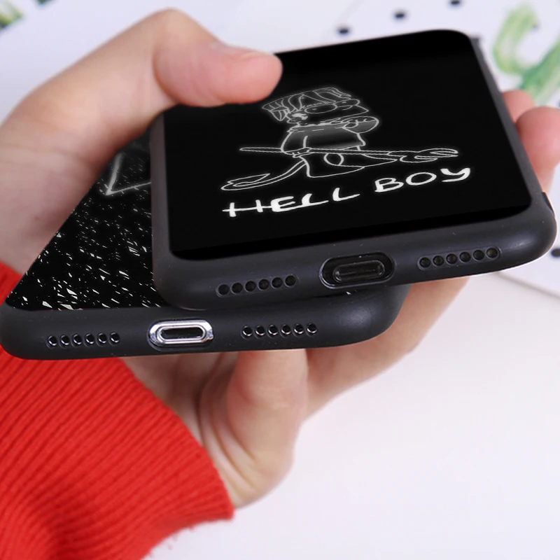 Rap Singer Lil Peep hellboy Life Cry детский Жесткий Мягкий силиконовый чехол для iPhone X XS MAX XR 7 8 6 6S