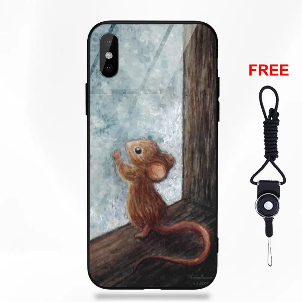 Мягкие ТПУ оправа закаленное стекло дизайн для Apple iPhone 5 5C 5S SE 6 S 7 8 плюс X XS Max XR
