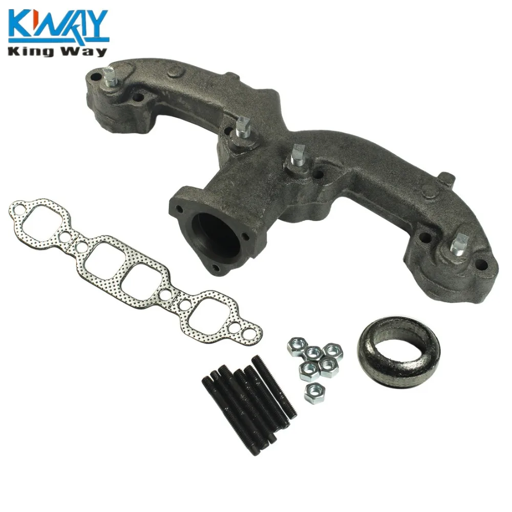 FREE SHIPPING-King Way- Small Block Exhaust Manifold For 65-90 Chevy GMC Van Pickup 674-501 | Автомобили и мотоциклы