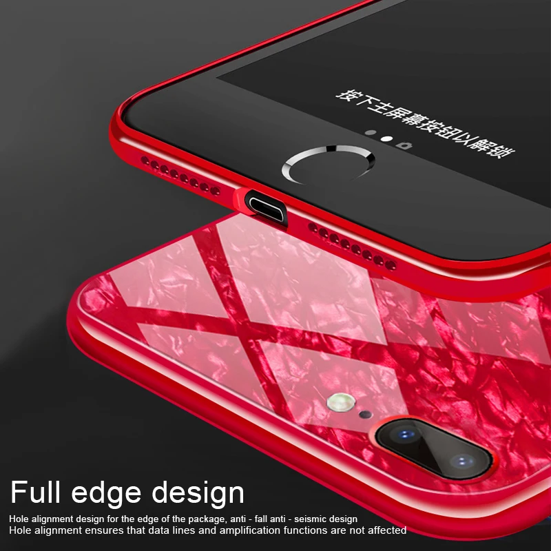 Tempered Glass Case For Xiaomi MI A2 Lite Hard Cover Xiomi Mi Max 2 3 Redmi Note 5 Pro Coque |