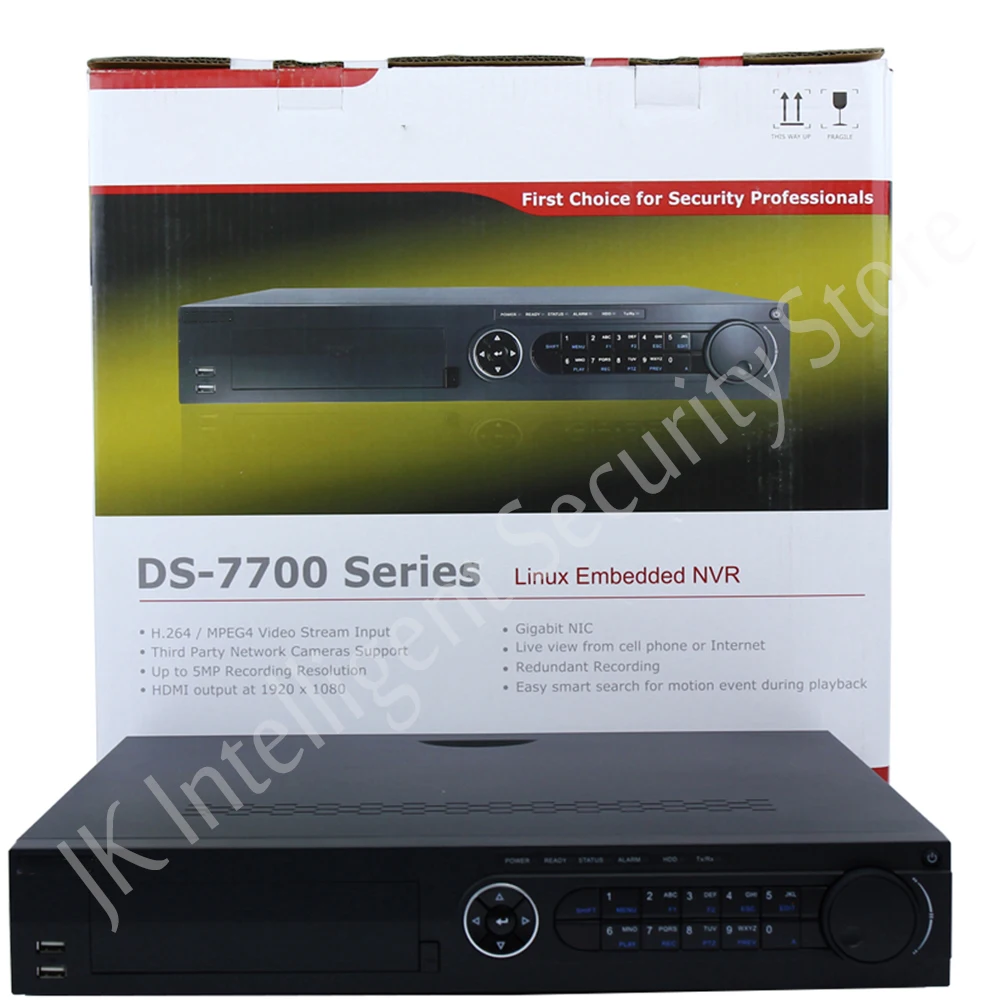 Hikvision бесплатная доставка в наличии DS 7716NI E4/16 P 8CH NVR 4SATA сетевой видеорегистратор