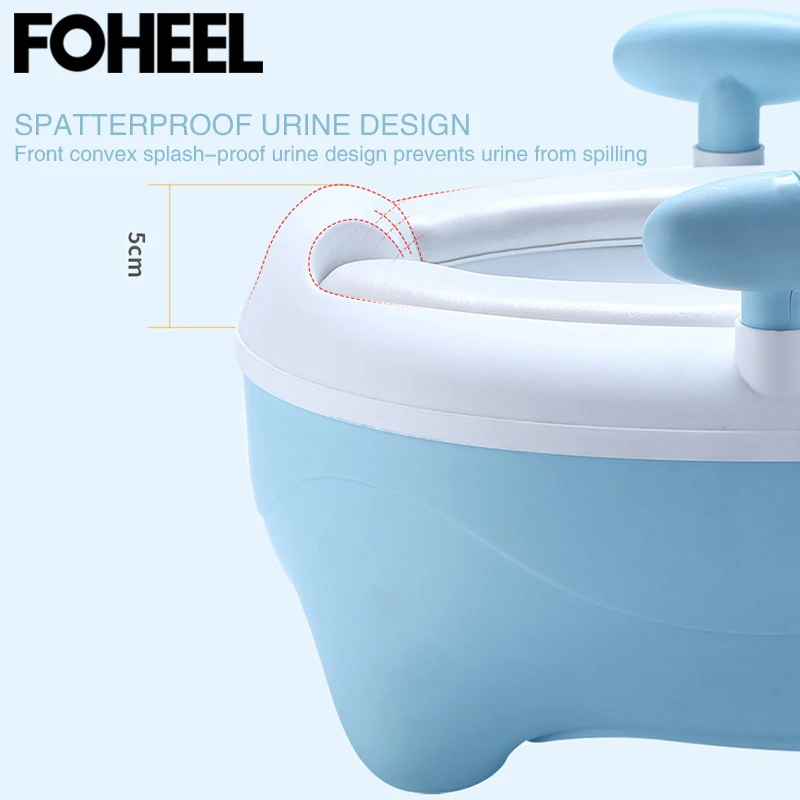 FOHEEL портативный Детский горшок милый мультяшный детский туалет стул для