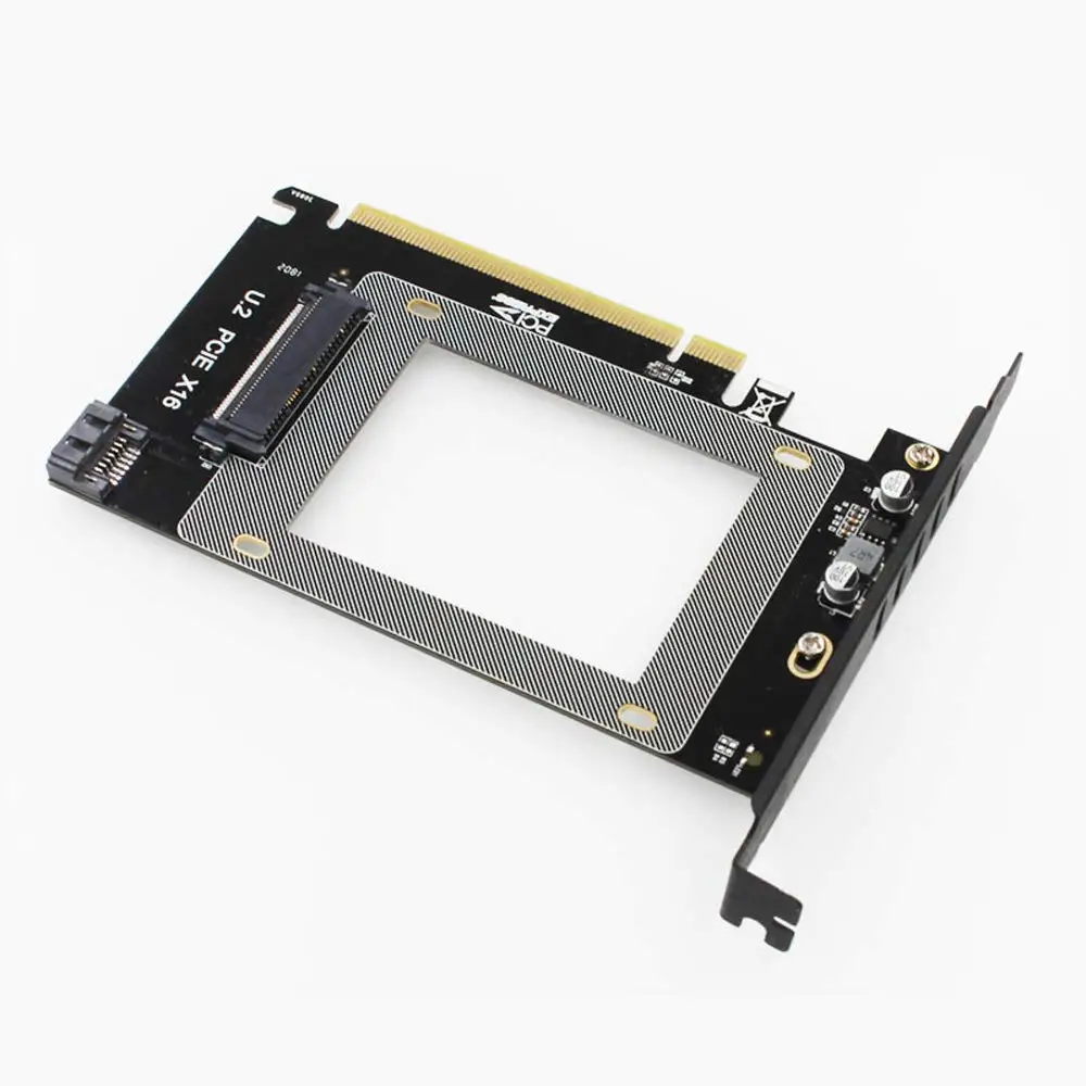 PCI-E Riser 3,0 4X X16 to U.2 SFF-8639 адаптер NVMe PCIe SSD PCI-e to U2 карта M.2 NGFF 2,5 'SSD to PCI-EX16 Intel