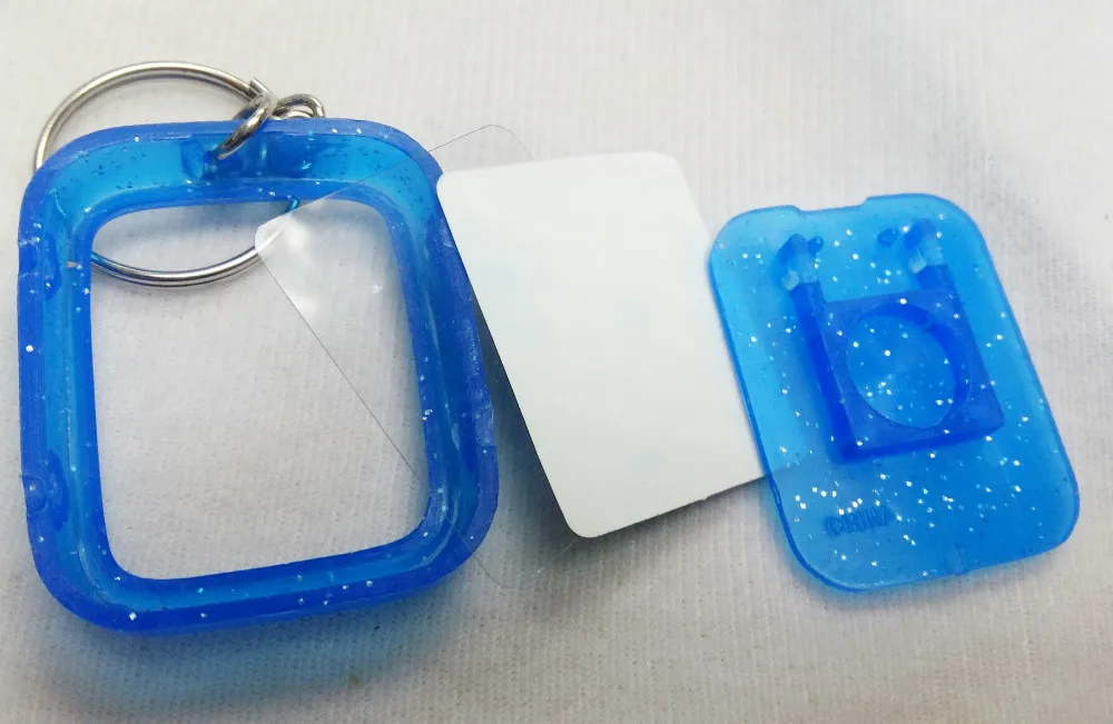 6 или 12 шт. цепочка для ключей с фоторамкой вставить изображение торта украшения