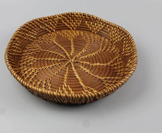 Изысканная отделка exquite ручная работа блюда для пиццы wickerwork тарелки willow crafts кухонная корзина для хранения в багажнике желтая посуда для фруктов лоток