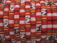 ethnic cotton cord red embroider cord fabric textile wrap cord