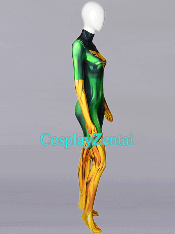 Женский/Детский костюм для косплея Phoenix Jean комбинезон из 3D спандекса Zentai|Костюмы