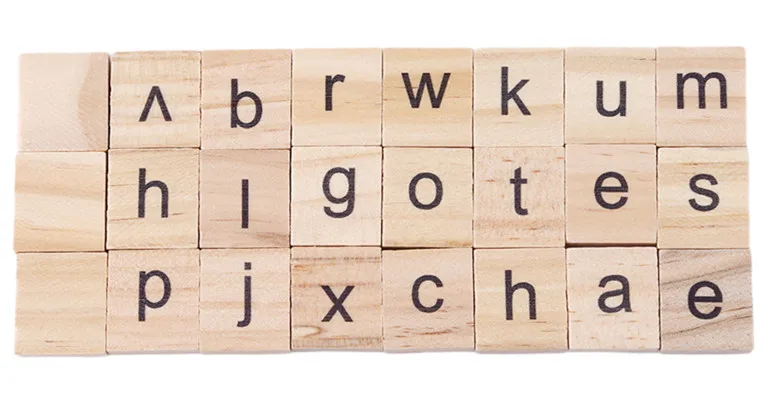 Black Small English 100 шт./компл. английские слова деревянные буквы алфавитная плитка черный царапают буквы и цифры для поделок из дерева - Цвет: Black Small English