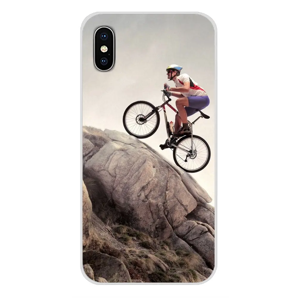 2018 горный велосипед Mtb сотовый телефон оболочка Чехлы для Apple iPhone X XR XS MAX 4 4S 5 5S 5C SE 6