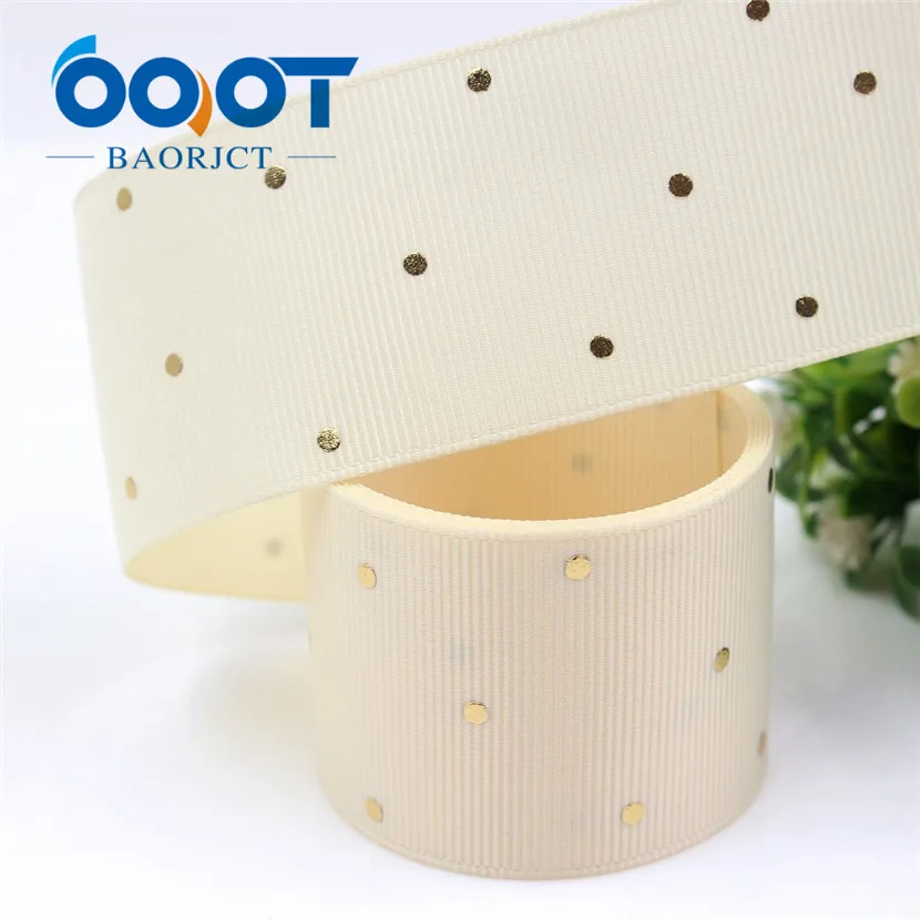 I-19407-863 OOOT BAORJCT I-19407-862, 38 мм, 10 ярдов сплошной цвет точка горячего тиснения корсажные ленты, лук колпачок DIY аксессуары украшения - Цвет: I-19407-863