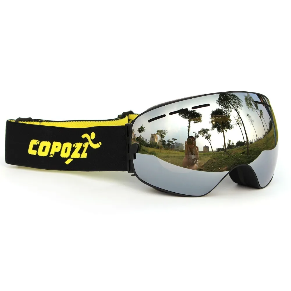 COPOZZ фирменные лыжные очки с 2 двойными линзами UV400 незапотевающие сферические