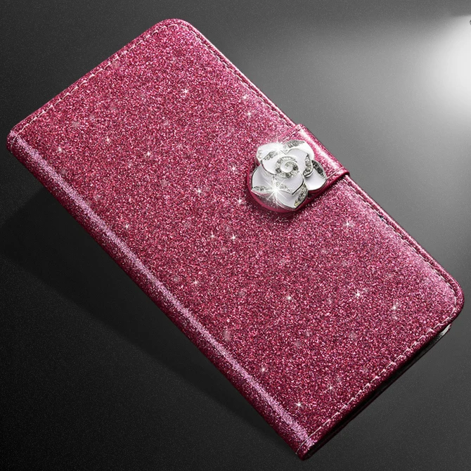 rose red camellia Роскошный кожаный чехол-книжка для samsung Galaxy S8 S9 plus A30 A50 A70 J6 A6 plus A7 Магнитный чехол-кошелек с подставкой - Цвет: rose red camellia